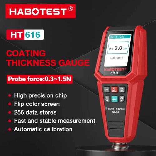 Habotest Măsurător Digital De Grosime A Straturilor HT616