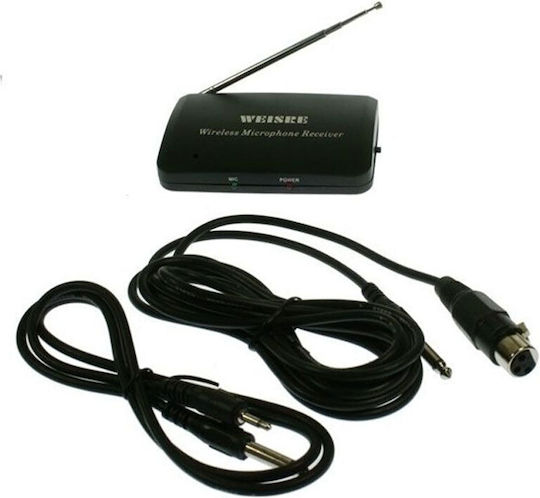 Weisre WM-238 Σετ Ασύρματο Μικρόφωνο Πέτου, Clip On Δημοσιογραφικό
