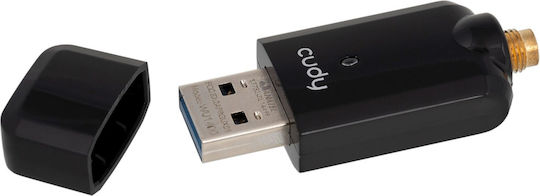 Cudy WU1400 USB Network Adapter with Wireless Wi-Fi Connection 1300Mbps and Detachable Antenna