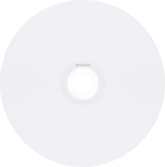 Philips Εγγράψιμα CD-R 52x Printable 700MB Cake Box 25τμχ