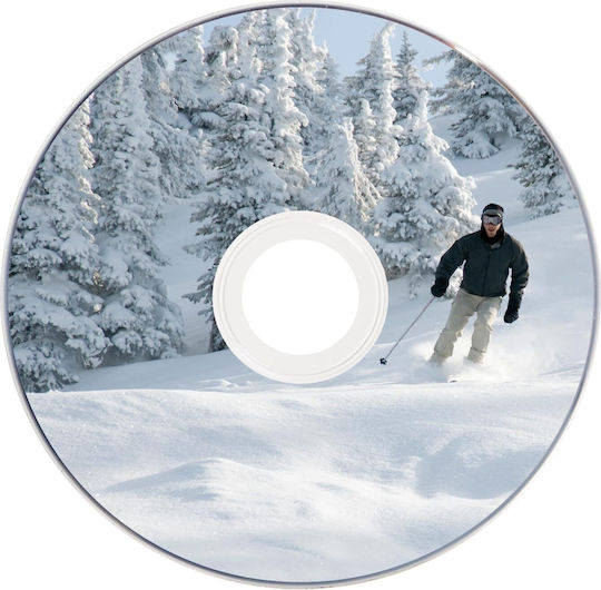CD-R 700MB Geschwindigkeit 52x Thermisch Bedruckbare Klebeband Umwickelt 100 Stück
