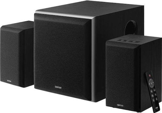 Edifier M601DB Difuzoare de Calculator 2.1 cu Bluetooth și Putere 110W în Negru Culoare