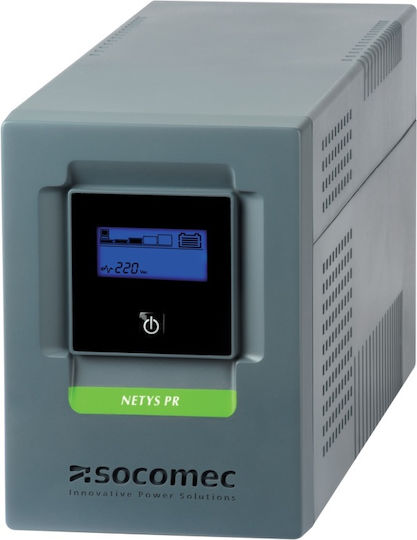 Socomec Netys PR 1500 UPS (VI) Интерактивна Линия 1500VA 1050W с 6 IEC Гнезда