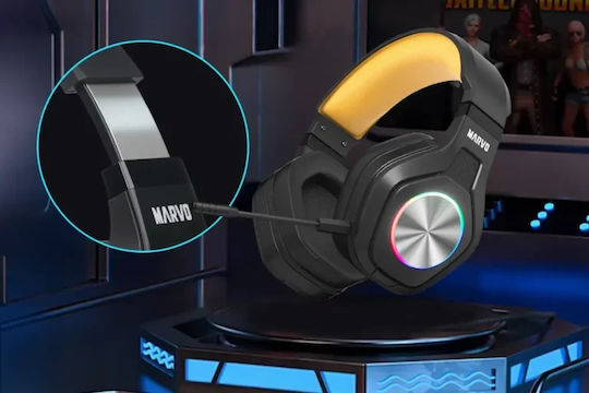 Marvo HG9084W Ασύρματο Over Ear Gaming Headset με σύνδεση Bluetooth / USB