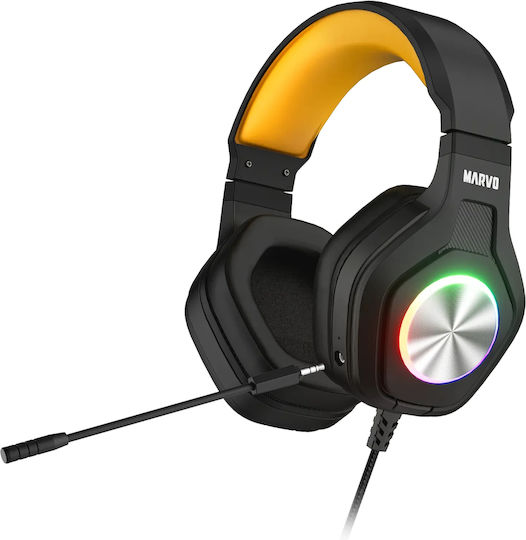 Marvo HG9084 Over Ear Gaming Headset με σύνδεση 3.5mm / USB