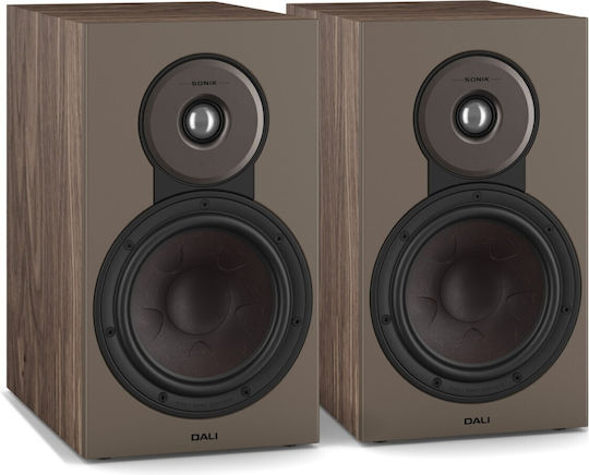 Dali Sonik 3 Ζεύγος Ηχείων Hi-Fi Βιβλιοθήκης 150W 2 Δρόμων Walnut