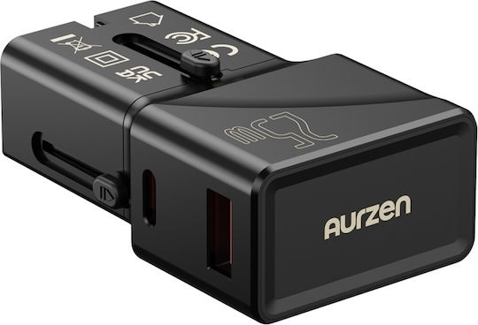 Aurzen Zip Set Mini Projector DLP HD με Wi-Fi