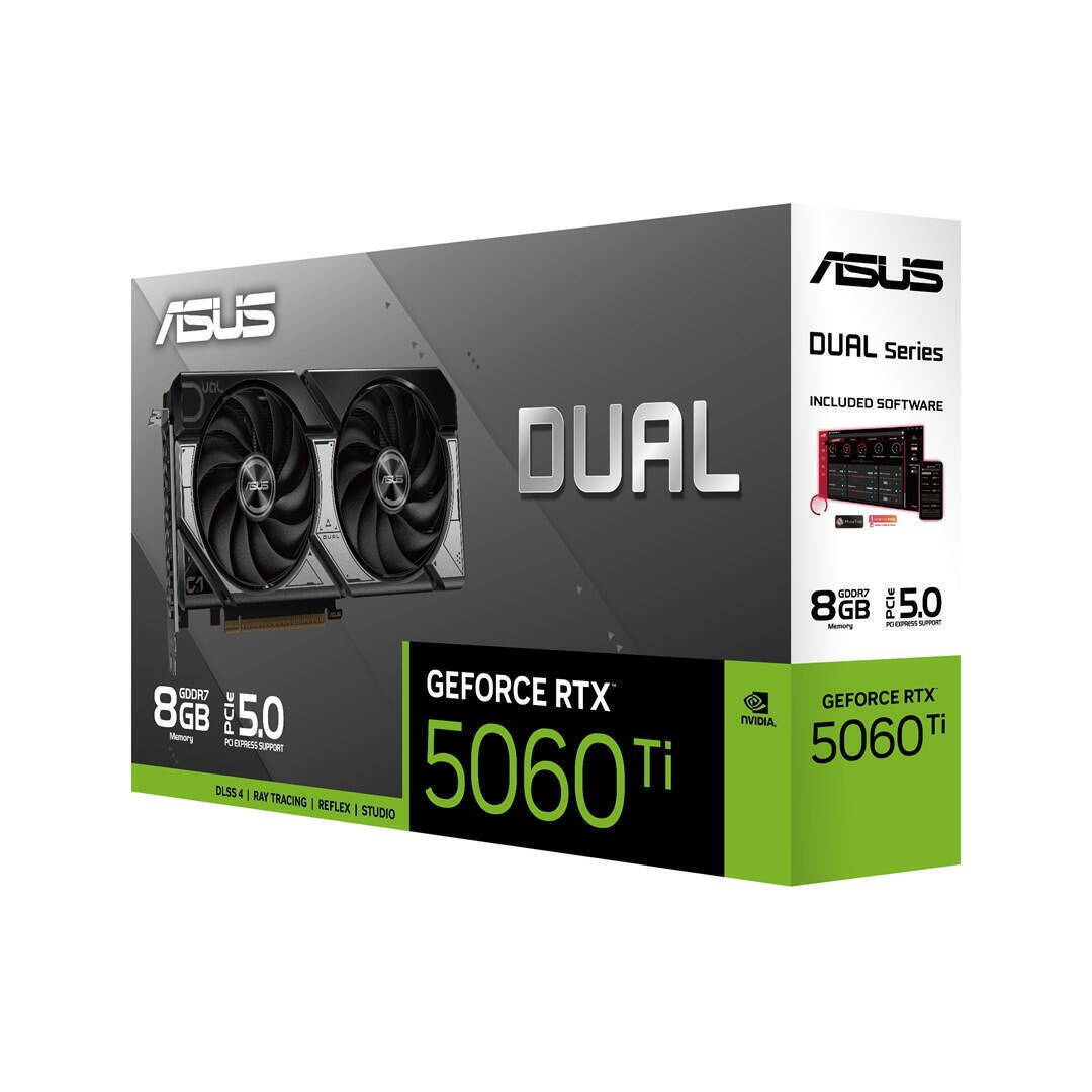 Asus GeForce RTX 5060 Ti 8GB GDDR7 Dual Placă Video 90YV0MP3