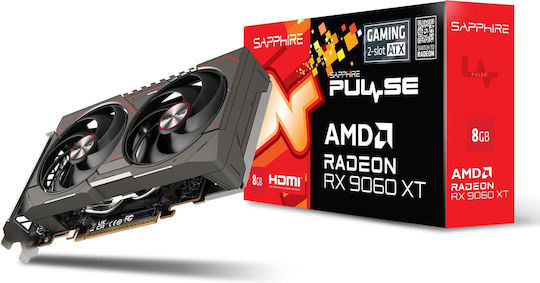 Sapphire Radeon RX 9060 XT 8GB GDDR6 Pulse Graphics Card