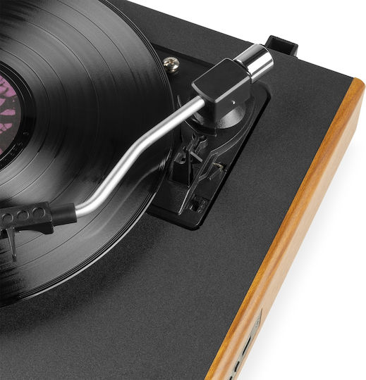 Audizio RP335 102.175 Πικάπ με Προενίσχυση και Ενσωματωμένα Ηχεία Καφέ