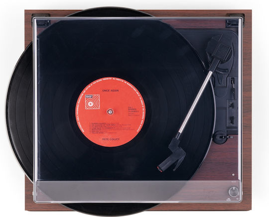 Audizio Reno 102.084 Πικάπ με Belt Drive, Προενίσχυση και Ενσωματωμένα Ηχεία Καφέ