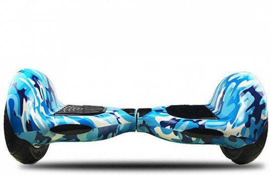 Smart Balance Wheel 10" Blue Camo Hoverboard With 10km/h Max Speed And 20km Autonomy In Blue Colour