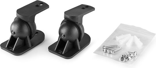 Audizio Wall Mounted Speaker Stands HTS15 Pair In Black Color
