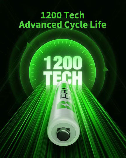 EBL EBL Baterii Reîncărcabile AA Ni-MH 2800mAh 1.2V 4buc