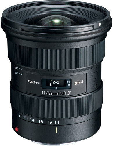 Tokina Crop Φωτογραφικός Φακός Atx-i 11-16mm F/2.8 Plus Wide Angle Zoom για Canon EF Mount Μαύρος