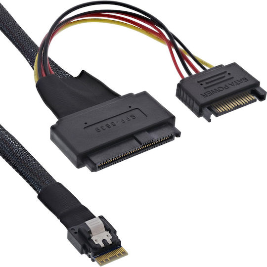 InLine SAS - SAS Cable 50cm Μαύρο