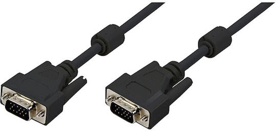 LogiLink Kabel VGA-Stecker - VGA-Stecker Schwarz 20m (CV0018)
