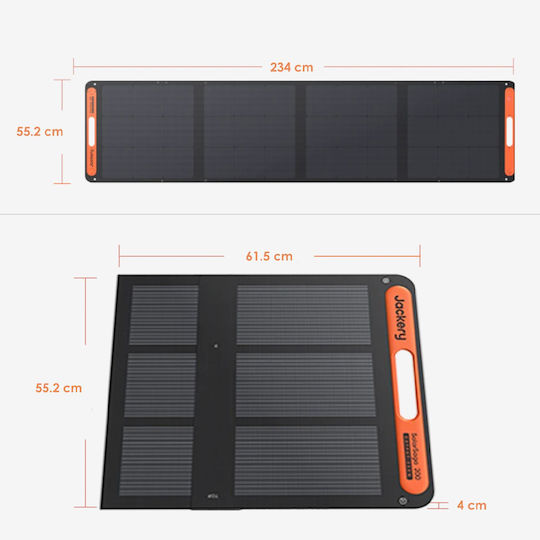 Jackery Foldable Solar Panel Charger 200W for Portable Devices