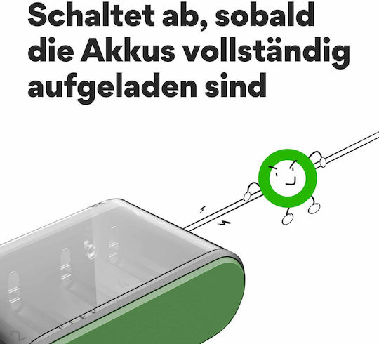GP Batteries ReCyko B631 Φορτιστής Μπαταριών Ni-MH Μεγέθους AA/AAA/9V/D