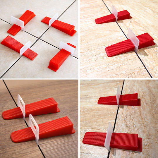 Pro 500 Kit 1.5 Mm Joint Clips 100 Wedges Tile Leveling