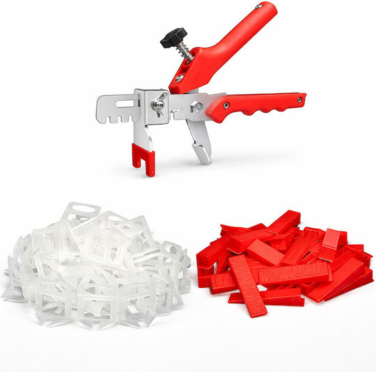 Pro Tile Leveling System Pliers 500 Clips 1 Mm 100 Wedges