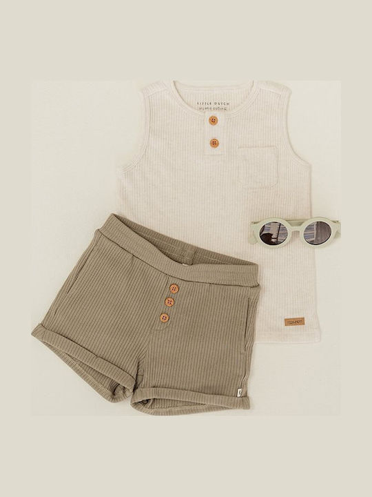 Kids Shorts Bermudas Fabric Olive