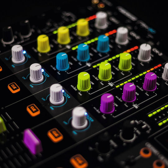 Reloop Комплект Капачки За Копчета 8 Брой Капачки За Кабели 8бр Зелен