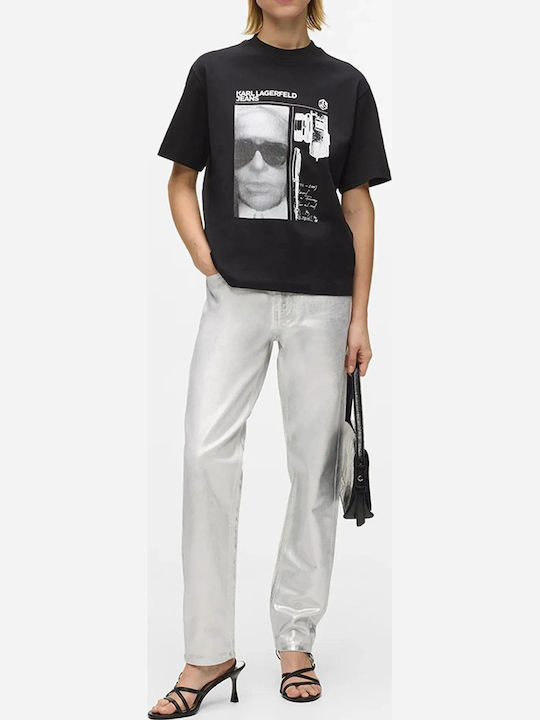 Karl Γυναικείο T-shirt Black