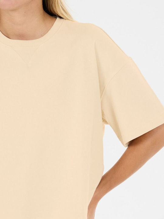 Women's Sports T-shirt Beige