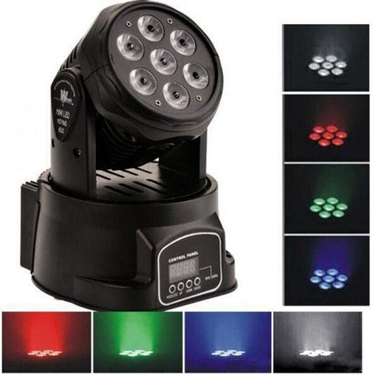 Lumina În Mișcare LED DMX Cu Cap Robotic KY-17959034 RGBW