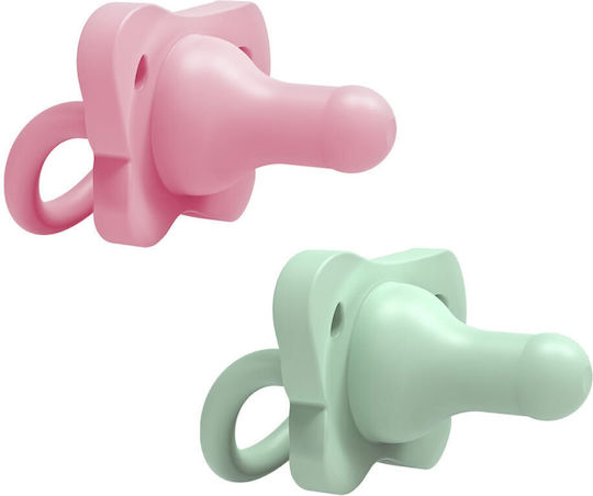 Dr. Brown's Happy Paci Πιπίλες Σιλικόνης για 0-6 μηνών 2τμχ