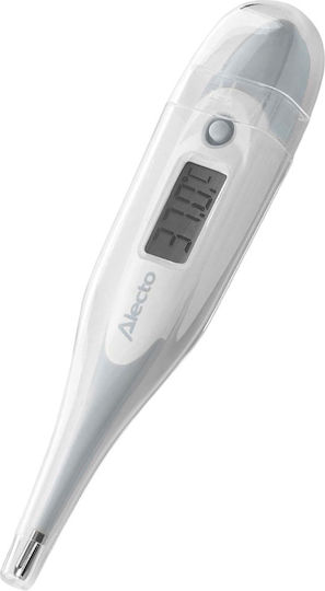 Alecto Digital Thermometer Flexible Tip Memory Fever Alarm White Blue
