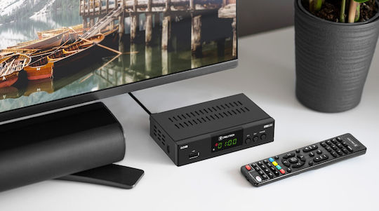 Cabletech Dvb-t2 H.265 Hevc URZ0338 Ψηφιακός Δέκτης Mpeg-4 Σύνδεση HDMI