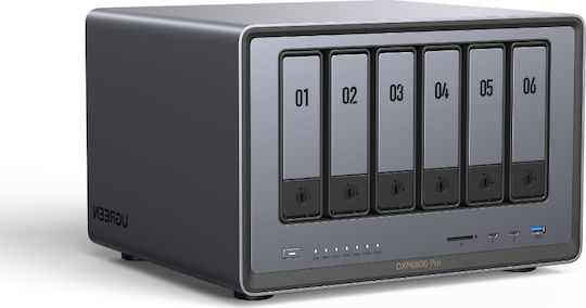 Ugreen DXP6800 Pro NAS Tower με 6 θέσεις για M.2 και 2 θύρες Ethernet