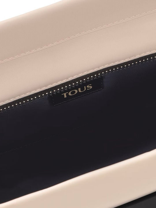 City Damen Schultertasche in Creme