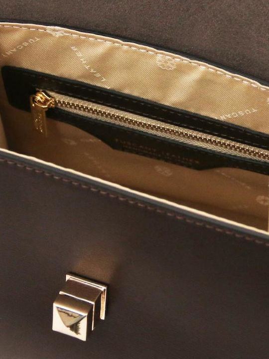 Leather Women's Handbag Brown