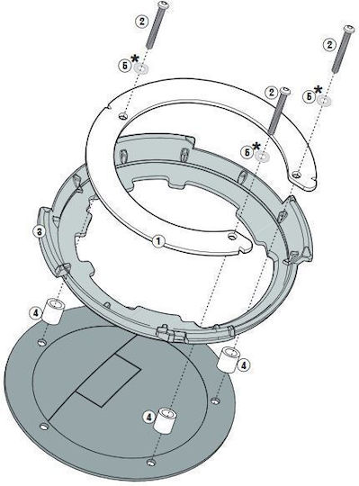 Givi Tank Mounts for Yamaha Tenere 700