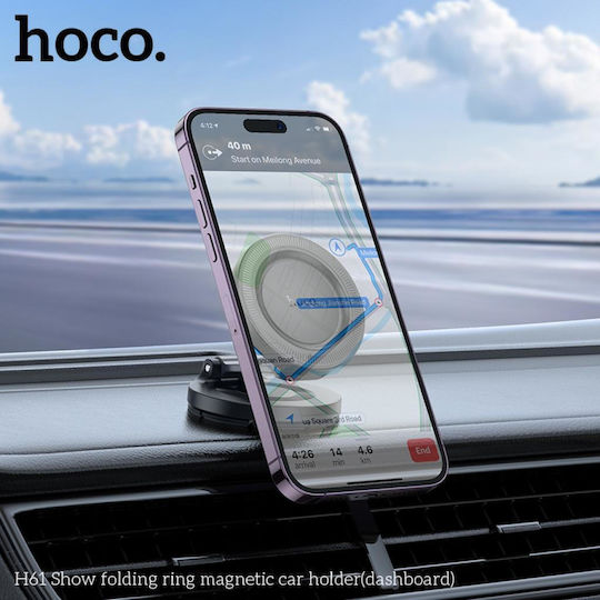 Hoco Βάση Κινητού Αυτοκινήτου με Μαγνήτη MagSafe Λευκή