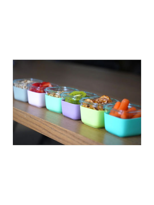 Melii Set Glass Green Lunch Boxes 160ml 3 Pieces