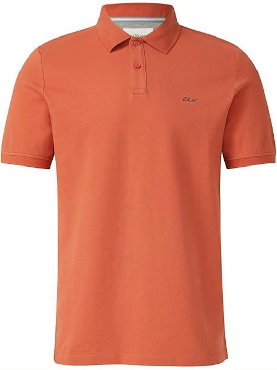 Herrenblusen Polo T-Shirt Orange