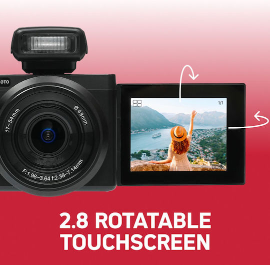 AgfaPhoto Realishot C110 Kompaktkamera 24MP Auflösung 3x Optischer Zoom