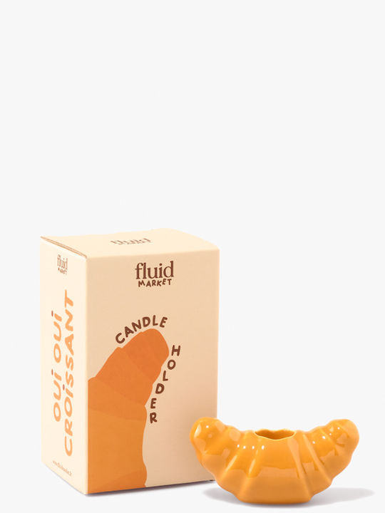 Fluid Market Ceramic Candle Holder