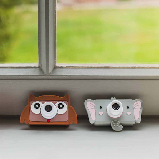 The Zoofamily Zoo Friends Ελέφαντας Παιδική Φωτογραφική Μηχανή 32MP Πορτοκαλί