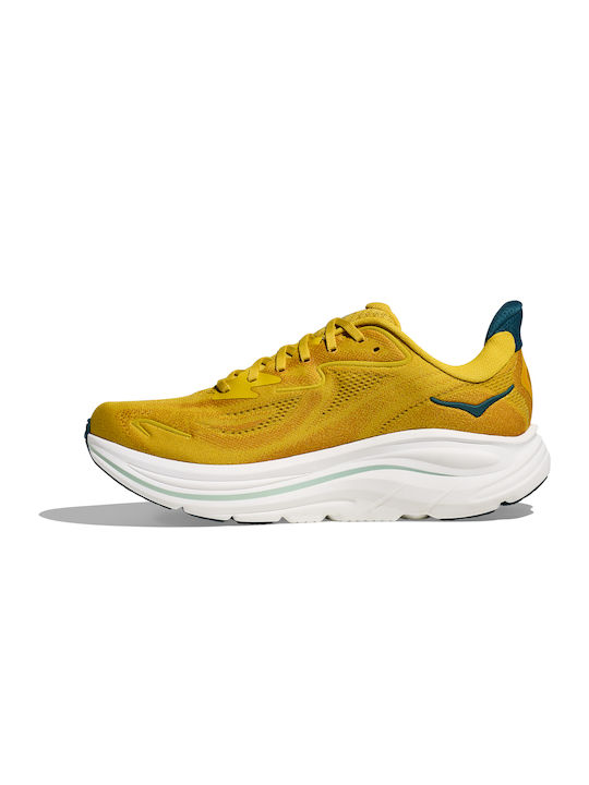 Clifton 10 Men's Sport Shoes Running Yellow Gold / Tidal Wave