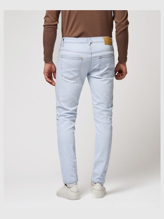 Men's Jeans Pants with Skinny Tapered Fit Light Blue