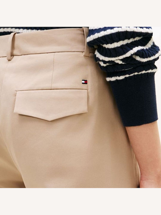 Γυναικείο Υφασμάτινο Παντελόνι Beige