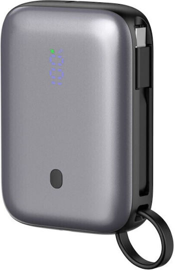 Platinet Power Bank 10000mAh 20W με Θύρα USB-A και 2 Θύρες USB-C Μαύρο