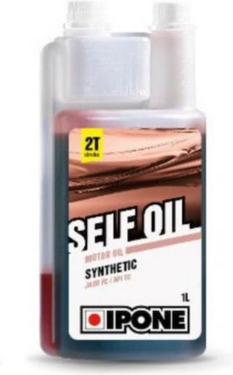 Lubricant 2T Semi-Synthetic Self Oil Semi Synth Essential Strawberry Scent 1l Ipone