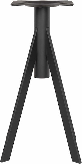 Metallic Table Stand for Table / Office Black 5x37cm