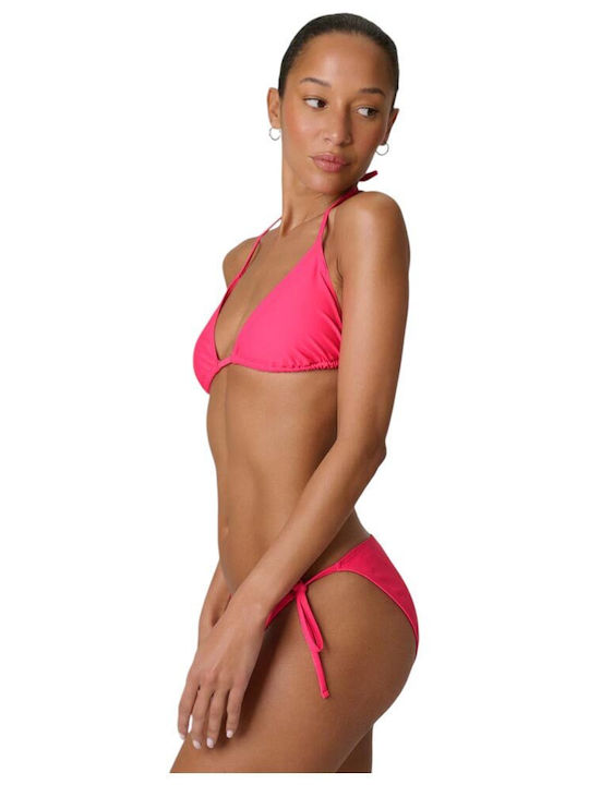 Fuchsia Bikini Triangle Top